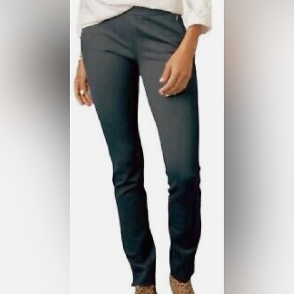 Soft Surroundings‎ perfect ponte skinny ankle pants grey NWT Sz-S. Y11